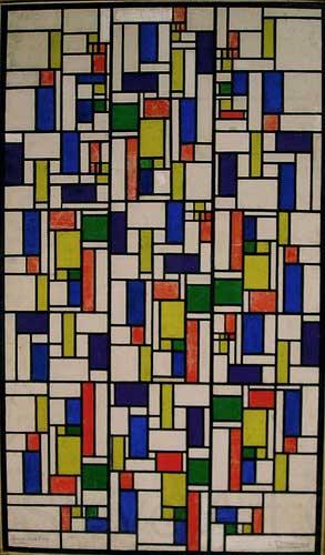 Theo van Doesburg Color designs for Stained-Glass Composition V. France oil painting art